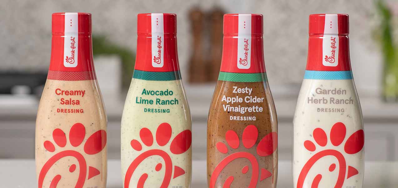 Bottled Salad Dressings Available Nationwide Chick fil A